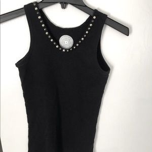 Double D Ranch Women’s black studded tank top